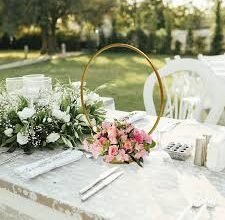 تنسيق طاولات للزفاف الداخل الدمام